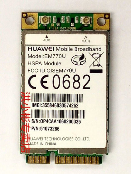 UNLOCKED HUAWEI EM770U Wireless 3G WWAN Module HSDPA HSUPA GSM EDGE GPRS Wireless 3G Modem Mini PCI-E card - inewdeals.com