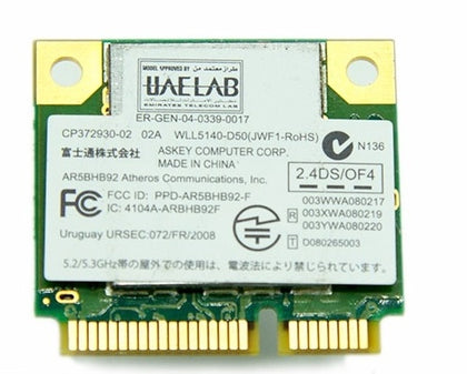 for Atheros AR9280 AR5BHB92 2.4GHz/5GHz 300Mbp half mini pci-e Wireless Card 802.11a/b/g/n - inewdeals.com