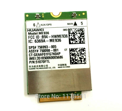 for HUAWEI ME936 4G LTE Modules WCDMA/HSDPA/HSUPA/HSPA+ GPRS/EDGE NGFF card for HP SPS:756993-005 - inewdeals.com