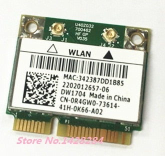 Wireless Card For Dell DW1704 WiFi Bluetooth 4.0 for Dell 5537 5535 5521 3521 2521 3537 P28F - inewdeals.com
