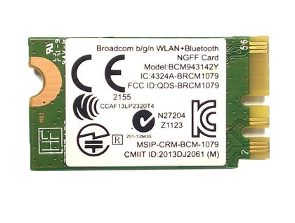 for Broadcom BCM943142Y Wireless-N NGFF 802.11b/g/n Bluetooth 4.0 Network Card for HP 640 G2 SPS:792608-001 - inewdeals.com