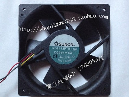 SUNON KD2412PTB1-6A 12025 24V 5.3W inverter fan cabinet