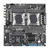 Server Motherboard X99-Z8 Dual-Way DDR4 Support E5 2680 V3 V4 CPU Full Tested Working