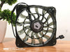 Slim 15mm Thickness, Best for Small Case, Big Airflow of 53.6CFM 120mm PWM Controlled Fan With De-vibration Rubber