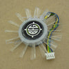 T & T graphics card cooling fan 7010TH12C-MFC 12V 0.44A 4 line intelligent fan speed control
