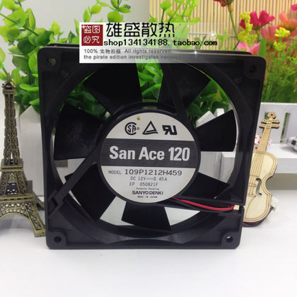 109P1212H459 12V 0.45A Sanyo Sanyo 12025 Ball Fan-inewdeals.com