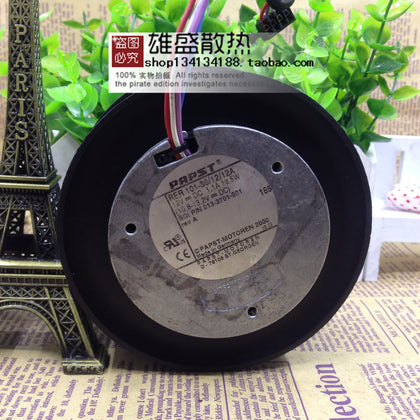 Papst German RER101-36/12/12A 12v 1.1a 10cm Centrifugal Wind Wheel Disc Fan-inewdeals.com
