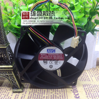 Avc9 cm round Fan Support 4-Wire Speed Control Mute 0.22a Hydraulic Bearing Da09025r12e-inewdeals.com