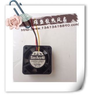 109p0412d601 12v 0.18a Sanyo 40*40*20 Double Ball Large Air Fan-inewdeals.com