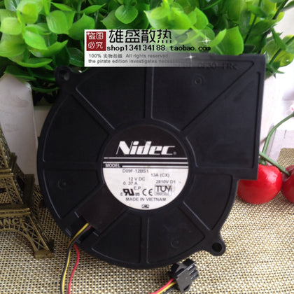 Nidec D09F-12BS1 13A(CX)12V 0.37A 9CM 3 Line Projector Cooling Fan-inewdeals.com
