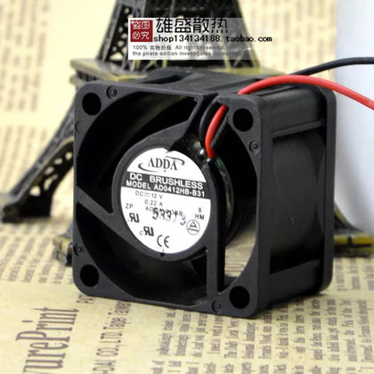 Adda 4028 4cm Server Fan Ball Bearing Fan AD0412HB-B31-inewdeals.com
