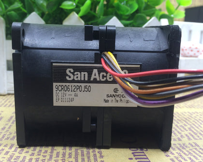 SANYO 6076 4A 12V 6cm high speed car booster fan violence 9CR0612P0J50 60*60*76mm