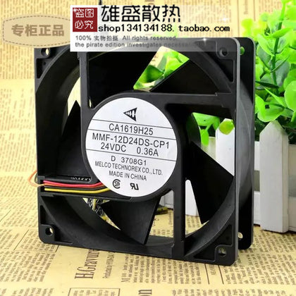 Mitsubishi F740 Converter Fan CA1619H25 MMF-12D24DS-CP1 24V 0.36A-inewdeals.com