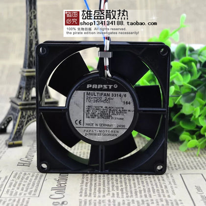 Papst Germany Multifan3314/6 24V 2.4W 9cm Inverter Industrial Computer Fan-inewdeals.com