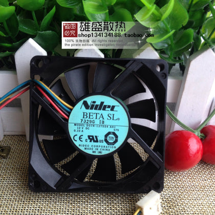 Nidec D07R-12T5S4A AH1 12V 0.10A 7cm 7015 4-Wire PWM Temperature Control Fan-inewdeals.com