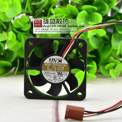 AVC 5010 12V 0.15a 5cm Silent CPU Computer Case Fan C5010b12mv-inewdeals.com