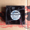 Xfan 6cm 6020 Large Wind Double Ball Cooling Fan 12v 0.16a Rdh6020b 2-Wire
