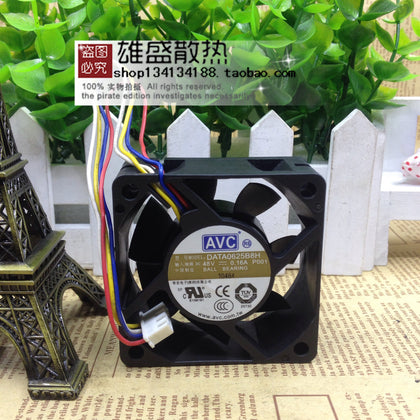 Data0625b8h AVC 6025 48V 0.16a 4-Wire 6cm Network Cabinet Cooling Fan-inewdeals.com