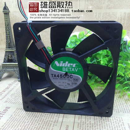 Nidec A34344-68 12025 12V 0.30A 12CM 2-Wire Chassis Fan-inewdeals.com