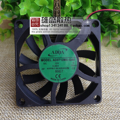 Adda AD0712MX-GA6 12V 0.20a 7cm 7010 Cooling Fan-inewdeals.com