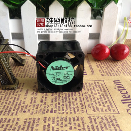 Nidec 4028 4CM 12V0.29A Double Rolled Beads 1U Server Wind Fan D04XL-12T2G C34957-inewdeals.com