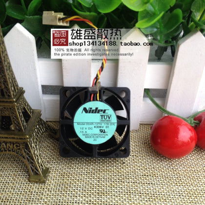 Nidec and Dick 4cm 4015 Big Wind Fan 12V 0.15A D04R-12TH 17B-inewdeals.com