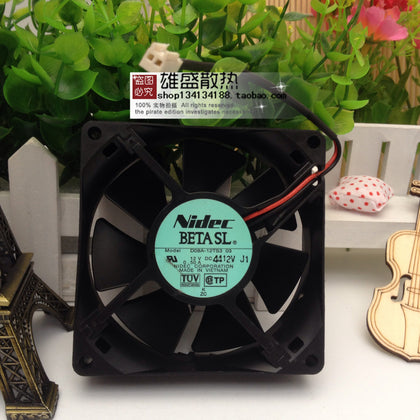 Japan Nidec D08A-12TS3 06 12V 0.50a 8025 Large Air Volume Double Ball Cooling Fan-inewdeals.com