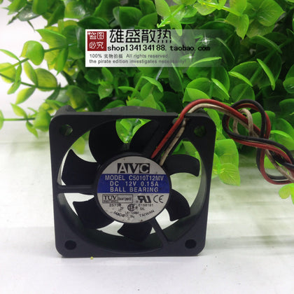 AVC C5010t12mv 5010 12V Three-Wire Speed Charger Heat Fan 5cm-inewdeals.com