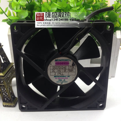 Imported South Korea G9225x24b 24V 0.290a 9225 Double Ball Large Air Volume Cooling Fan-inewdeals.com