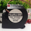 Sanyo 9cm 9733 12v0.75a 9bam12mcd2-2 Double Ball 4-Wire PWM Speed Regulating Turbo Fan