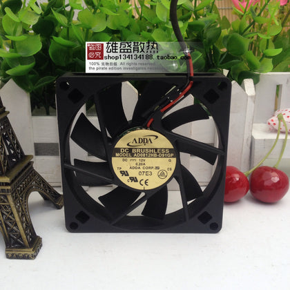 Adda 8CM Chassis Fan 8015 12V 0.20A AD0812HB-D91GP Double Ball-inewdeals.com