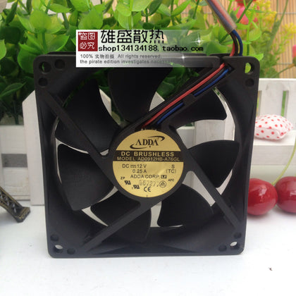 Adda 9CM Server Fan 9025 12V 0.25A AD0912HB-A76GL Double Ball-inewdeals.com