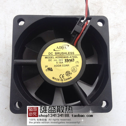 Adda 6025 24V 0.15A AD0624HS-A70GL 6CM/cm Converter Cooling Fan-inewdeals.com