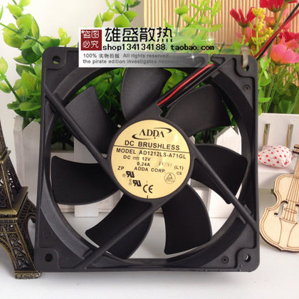 Adda Xiexi 12025 12cm 12v0.24a Inverter Ultra-Quiet Fan AD1212LS-A71GL-inewdeals.com