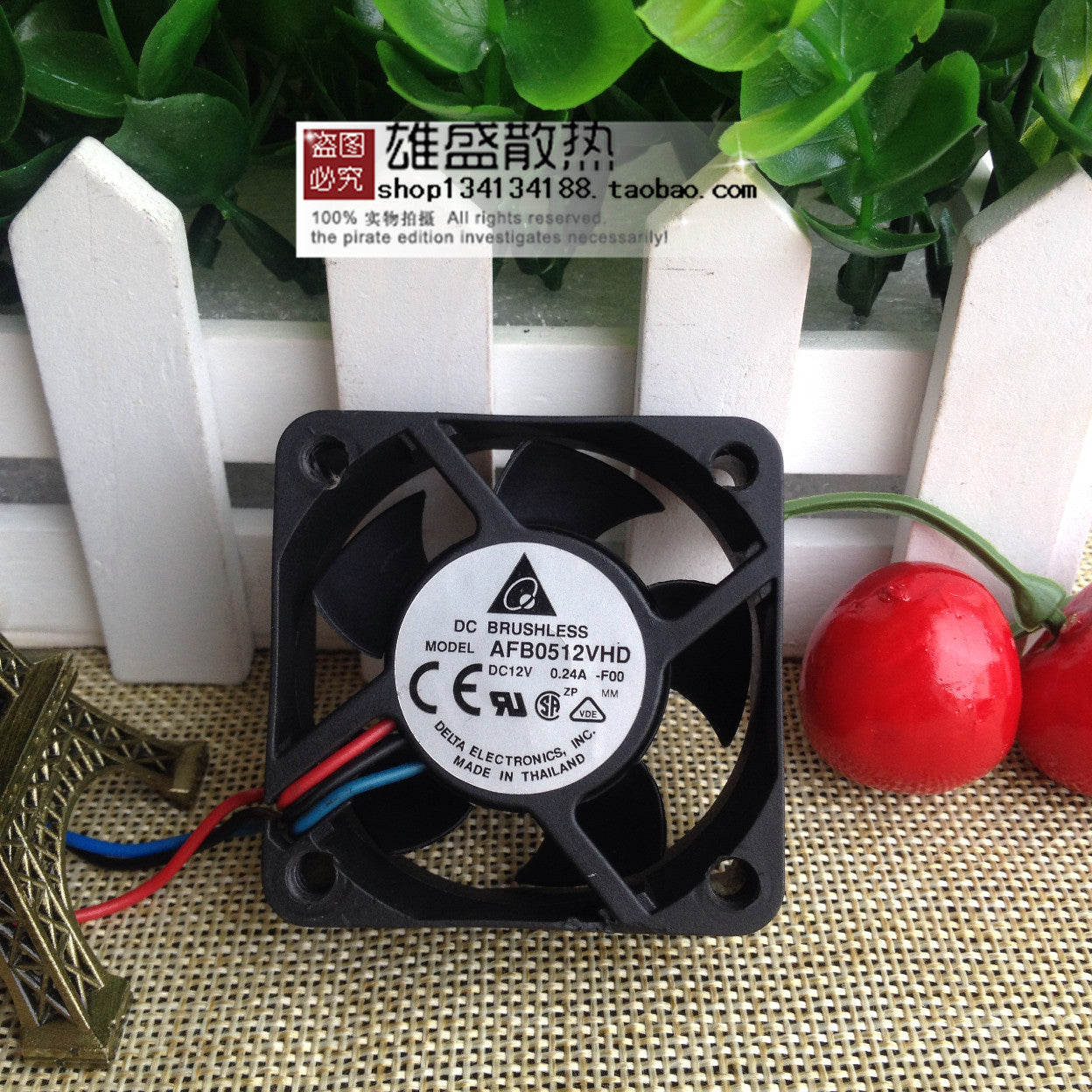 Delta AFB0512VHD 5020 12V 0.24A 5cm Fan Max Airflow Rate Cooling Fan