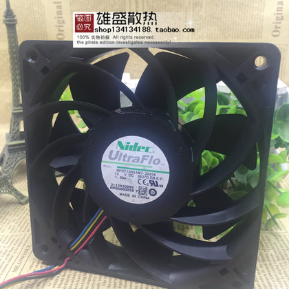 Nidec 12025 12VM W12T12BS1M7-20Z04 12V 1.80A Fan-inewdeals.com