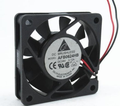 For Delta AFB0624HB 6015 24V 0.12A 60mm industrial inverter cooling fan 60*60*15mm