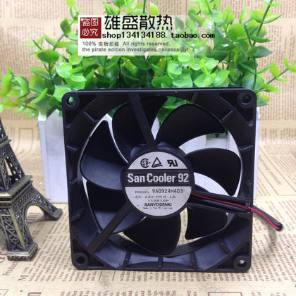 Japan Sanyo 9025 9cm 24V 0.1a 9a0924h403 Two-Wire Inverter Fan-inewdeals.com