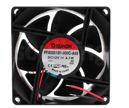 PF80251B1-000C-A99 8CM 80mm 12V 4.1W double ball and durable chassis power supply cooling fan 80*80*25mm