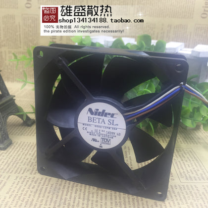 Nidec 9025 9CM 12V 0.10A 3-Wire Chassis Cooling Fan D09A-12PM 05A-inewdeals.com