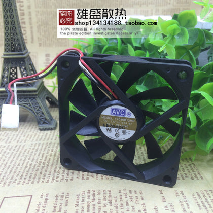 AVC F7015B12HN 7CM 12V 0.3a 7015 CPU Mute 3-Wire Cooling Fan-inewdeals.com