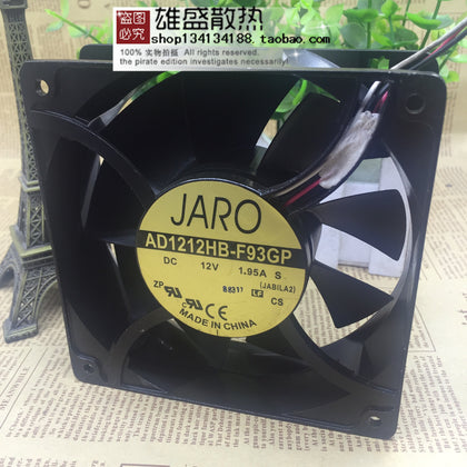 Jaro AD1212HB-F93GP 12V 1.95a 12038 Aluminum Cooling Fan-inewdeals.com