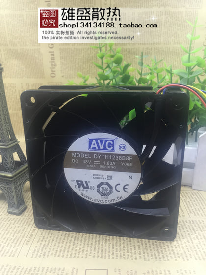 AVC 12038 48V 1.80a High-Power Industrial Metal Violent Cooling Fan Dyth1238b8f-inewdeals.com