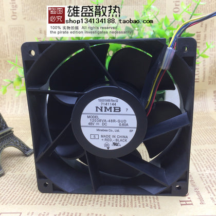 Imported NMB 12038va-48r-gud 48V 0.60a 12038 Frequency Converter Cooling Fan-inewdeals.com
