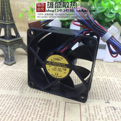 Adda AQ0712DB-A76GL DC12V 0.08a 7025 7cm Silent Fan-inewdeals.com