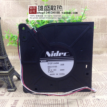 100% Nidec D12F-24bm 12032 24V 0.40A 12CM Turbo Blower-inewdeals.com