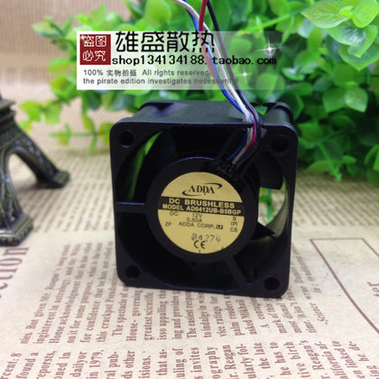 Adda 4 Centimeter 12V Ultra-Violent Fan 4028 0.50a AD0412UB-B5BGP Temperature Control 4-Wire-inewdeals.com