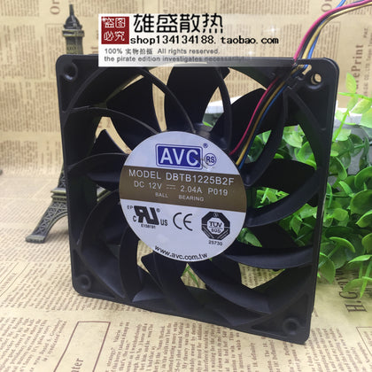 AVC Qihong 12025 Huawei Server Violence Fan Dbtb1225b2f 12v 2.04a 4-Wire-inewdeals.com
