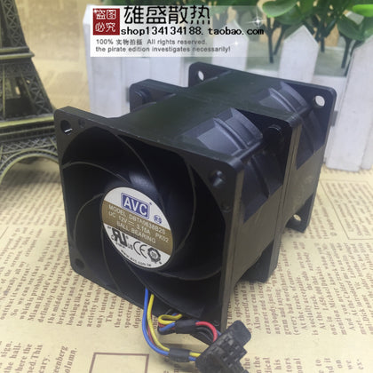 AVC Dbta0638b2s 6076 12V 3.15a Double Motor Large Air Volume Cooling Fan-inewdeals.com