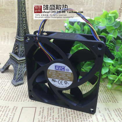 AVC 8025 8CM DASD0825B2S 12V 1.20A 4-Wire PWM 7416G Double Ball-inewdeals.com